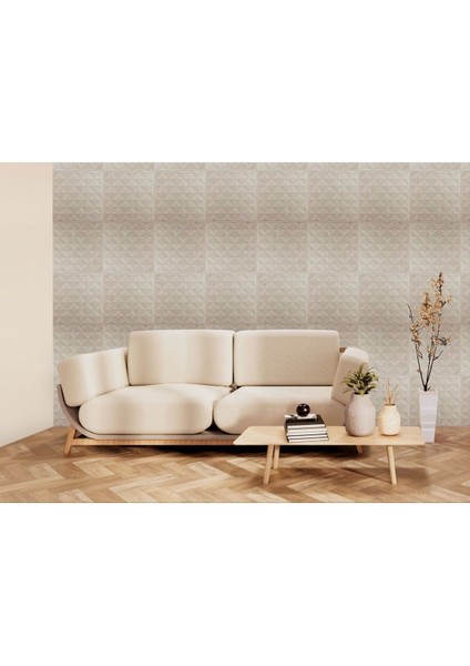 3D Kabartmalı Retro Duvar Paneli Beyaz Bej 41X41 Cm, 6'lı Paket, 1 M² indirimleri