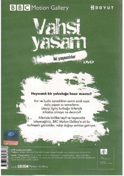 Bbc Motion Gallery - Vahşi Yaşam Iki Yaşamlılar Yağmur ve Su Minik Canavarlar - (Dvd) fiyatları