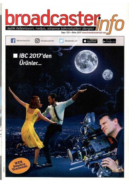 Broadcasterinfo:aylık Televizyon,radyo,sinema Teknolojileri Dergisi -Ibc 2017'DEN Ürünler (SAYI:155-EKIM 2017 Retro Koleksiyon Eski Baskı)