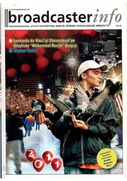 Broadcasterinfo: Aylık Televizyon, Radyo, Sinema Teknolojileri Dergisi - Sinema Tarihi (Sayı: 80-Aralık 2010 Retro Koleksiyon Eski Baskı)