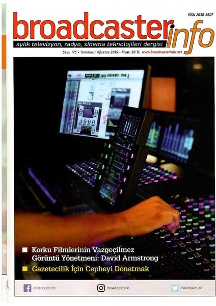 Broadcasterinfo:aylık Televizyon,radyo,sinema Teknolojileri Dergisi-Gazetecilik Için Cepheyi DONATMAK(SAYI:175-TEMMUZ/AĞUSTOS 2019 Retro Koleksiyon Eski Baskı)