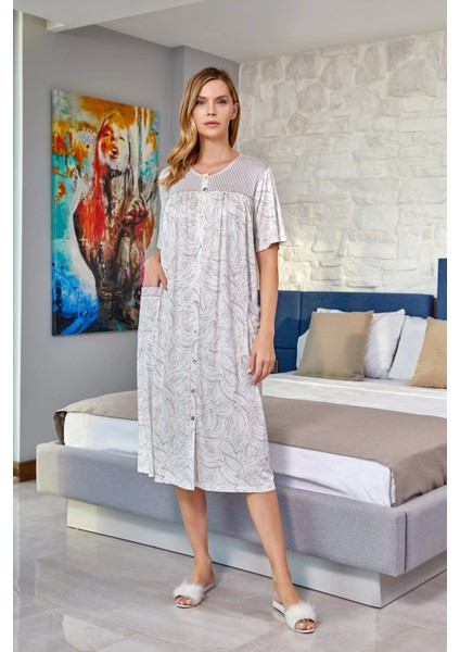Aqua 24662 Kadın Kısa Kol Gecelik