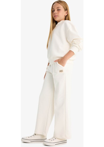 Kız Çocuk Wide Leg Geniş Paça Okul Eşofman Altı E6371A825AU modelleri
