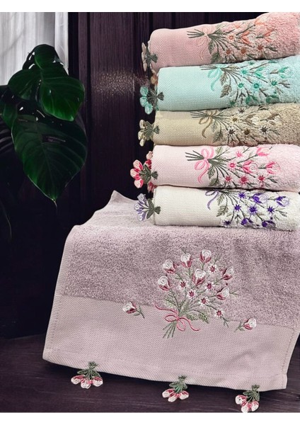 6'lı Renkli Işlemeli Mutfak Havlu Seti 30X50, Şık ve Çeyizlik Kullanıma Uygun fiyatları