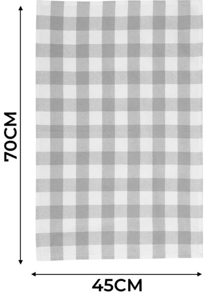 Renkli 6'lı Mutfak Kurulama Bezi ve Servis Seti, 45X70CM, Çok Renkli fırsatları