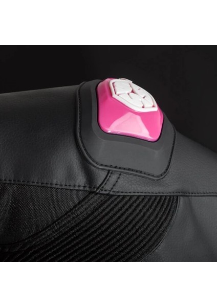 JK153W Kadın 4 Mevsim Motosiklet Montu - Siyah/pembe, Ce Onaylı Koruma, Reflektörlü fırsatları