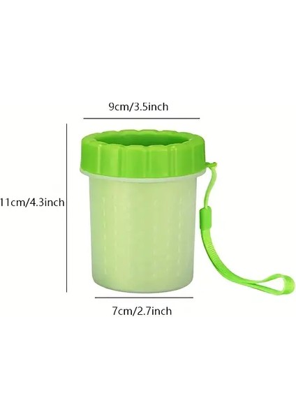 Silikon Jel Fırçalı Kedi Köpek Pati Ayak Temizleme Kovası (Ithal Ürün) fırsatları