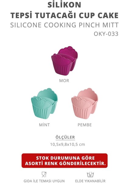 Renkli Silikon Fırın Eldiveni, 2'li, Isıya Dayanıklı, Pratik ve Şık Tasarım fiyatları