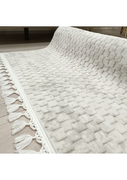 Püsküllü Kaymaz Taban Halı Koridor Mutfak Yolluk Makinede Yıkanabilir modelleri