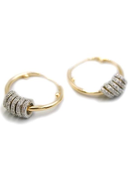 Halkalı Küpe - Büyük 2cm - Altın fiyatları