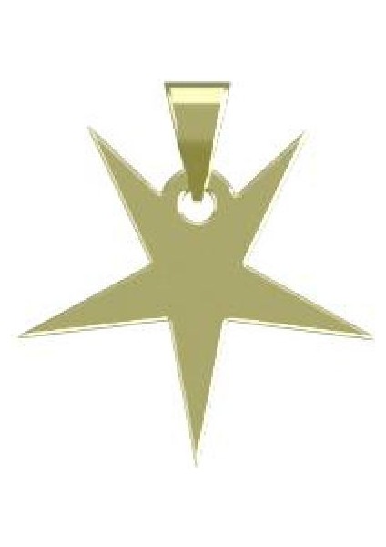 14 Ayar Altın Yıldız Kolye Ucu 0.3 Gr, KC15357 Kodlu modelleri