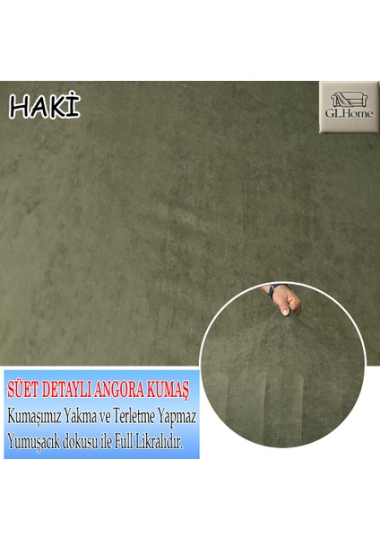 Süet Detaylı Angora Kumaş Tekli Komple Giydirme Tekli & Berjer , Bohem, Porto, Vb Model Koltuk Kılıfı fırsatları