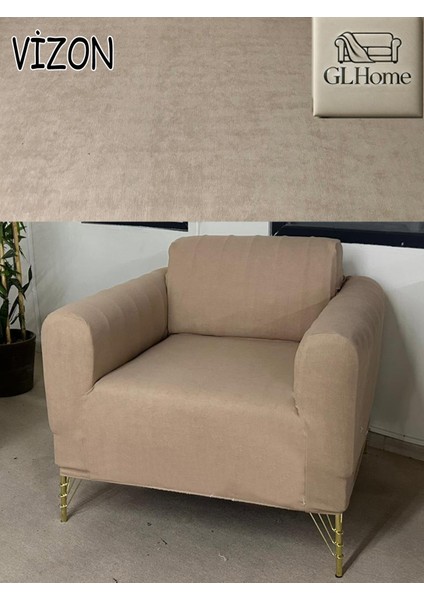 Süet Detaylı Angora Kumaş Tekli Komple Giydirme Tekli & Berjer , Bohem, Porto, Vb Model Koltuk Kılıfı fırsatları