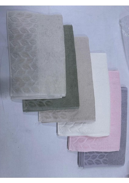 Bej 30X50 cm 6'lı Havlu Seti, Yumuşak ve Şık, Ev ve Banyo Için Ideal fırsatları