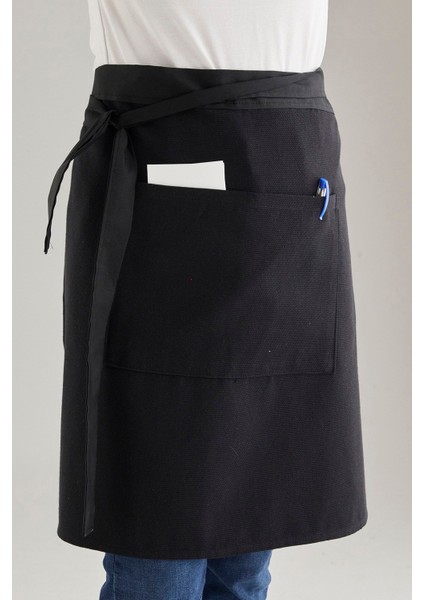 Siyah Mutfak Önlüğü, Şef, Aşçı, Barista, Garson, Restoran ve Kafe Kullanımı