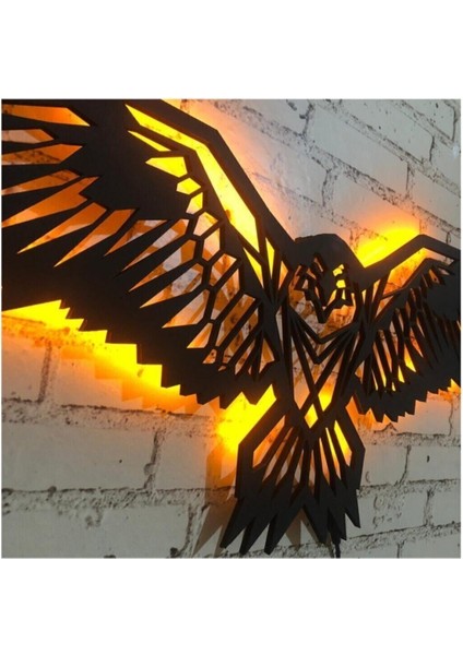 Ahşap LED Işıklı Kartal Duvar Dekoru, Şık ve Modern Tasarım modelleri
