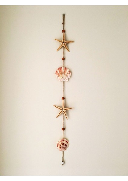 Renkli Deniz Yıldızı ve Istiridye Süsü, Duvar ve Balkon Dekoru