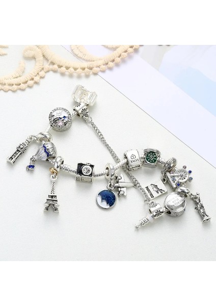 Pandora Tarz, Fil Aşk Temalı Charm Bileklik, Ahşap Kutu Içerisinde fiyatları