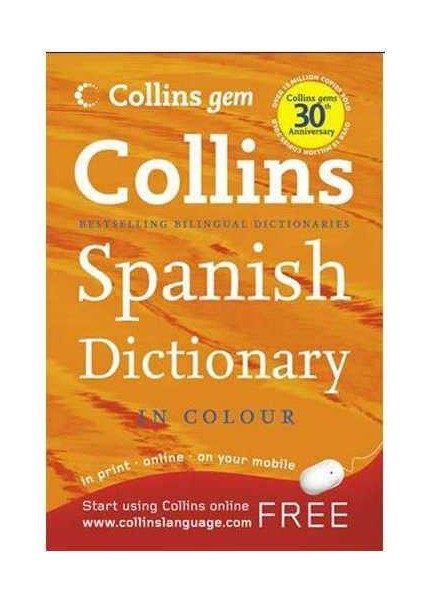 Collins Spanish Dictionary (Gem) Nüans Publishing