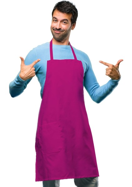Mor Mutfak Önlüğü, Unisex, Şık ve Kullanışlı, Mutfakta Tarzı Tamamlar.