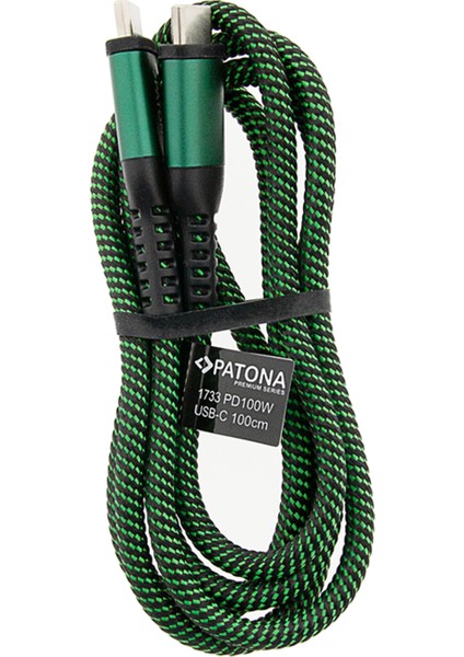 100W USB-C to USB-C Örgülü Kablo 1m | PD Hızlı Şarj, 480 Mbps Data, Laptop & Telefon Uyumlu, 2 Yıl Garantili fiyatları