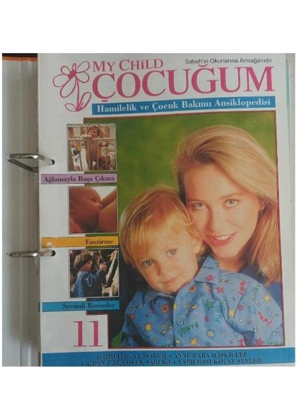 My Child Çocuğum Hamilelik ve Çocuk Bakımı Ansiklopedisi Sayılar 1-2-3-4-5-6-7-8-9-10-11 Özel Klasöründe Set Takım modelleri