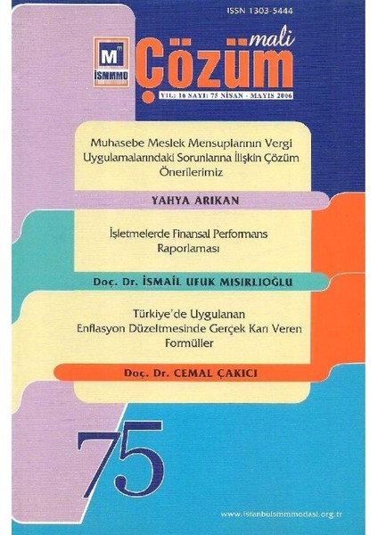Mali Çözüm - Yıl 16 - Sayı 75 Nisan - Mayıs 2006