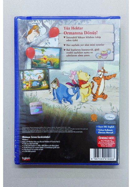 Winnie The Pooh Pc DVD Bilgisayar Oyunu fırsatları
