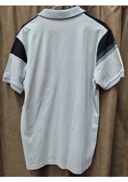 Erkek Siyah-Gri Desenli Polo Yaka Tişört – Şık ve Spor Tarz fiyatları