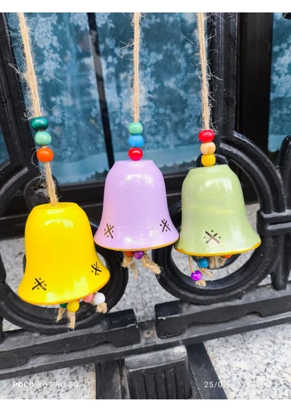 Yeşil Çan Bahçe ve Balkon Duvar Süsü Seti, 3 Parça, Dekoratif ve Şık Tasarım modelleri