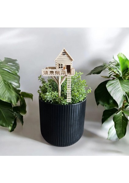 Saksı Dekoru,model Ev,maket Ev,saksılar Için Harika Dekor fiyatları