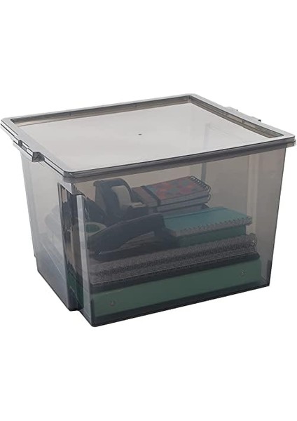 Ohyama, 6er-Set, Aufbewahrungsboxen, 30 L, Mit Deckel, Stapelbar, Garage, Schlafzimmer, Wohnzimmer - Useful Storage Box Usb-M - Grau modelleri