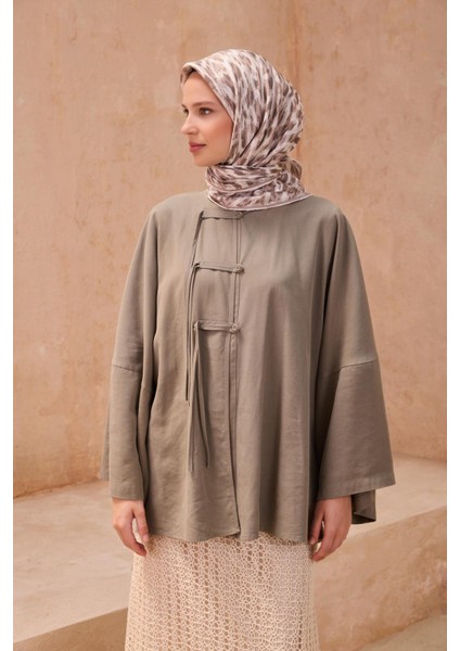 Saf Ipek Eşarp 4103D-85 Tivil