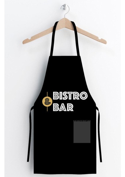 Siyah Mutfak Önlüğü, Kullanışlı ve Şık Tasarım, Rahat Kullanım, Ev ve Profesyonel Mutfak Için