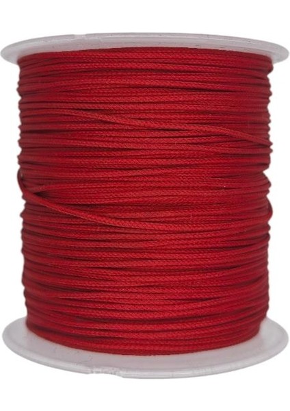 Paraşüt İpi 0.8 mm Kırmızı Renk 1 Makara 100 Metre