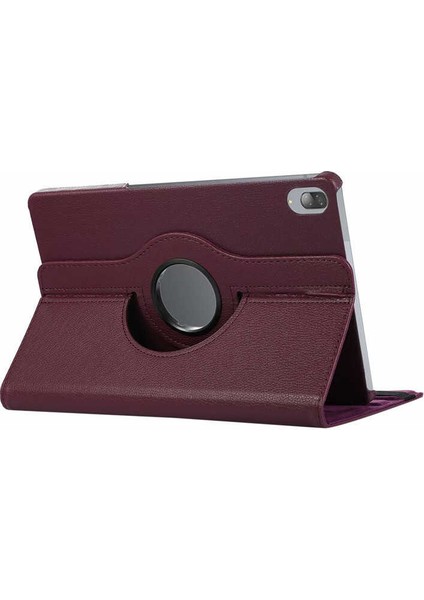 Lenovo Tab P11 Pro 11.2" 2.nesil Uyumlu Vlmr Dönebilen Standlı Kılıf-Mor