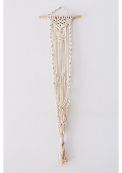 Ekru Makrome Çiçeklik A00010, Doğal ve Şık Dekorasyon Için Ideal Seçenektir. fırsatları