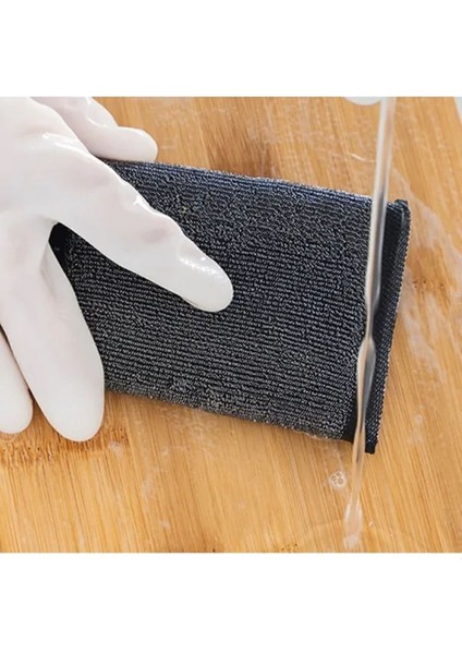 4'lü Paslanmaz Çelik Bulaşık Süngeri Seti, Siyah, Dayanıklı ve Pratik Kullanım modelleri