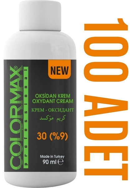 Kuaför Seti 20 Vol (%6) Aktivatör Krem Oksidan 90 ml x 100 Adet