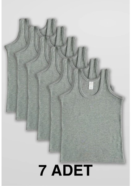 7'li Gri 3-14 Yaş Çocuk Atlet