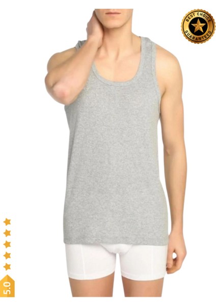 Ekonomik Erkek Gri Pamuklu Atlet fiyatları