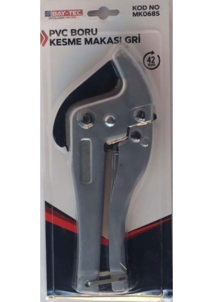 Pvc Boru Kesme Makası Gri Otomatik 42 mm fiyatları
