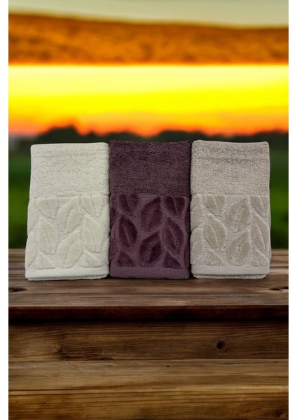 Çok Renkli 3'lü Desenli Mutfak Havlusu Seti 30X50 cm modelleri