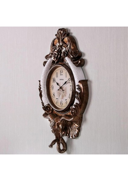 Duvar Saati Fil Temalı Büyük Polyester Saat Koy No.3 40 x 67 cm indirimleri