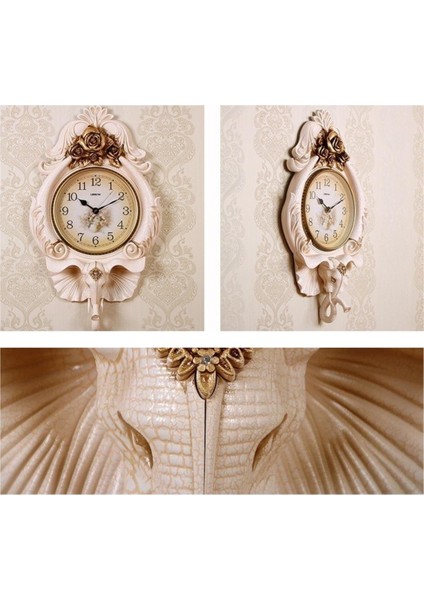 Duvar Saati Fil Temalı Büyük Polyester Saat Ack No.1 48 x 84 cm modelleri