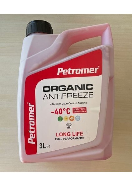 Eksi 40 Derece Kırmızı Antifriz 3 Lt