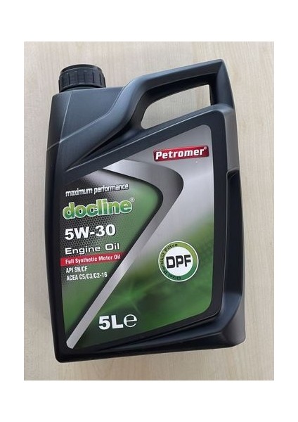 5W30 5lt Dpf Tam Sentetık Partıkullu