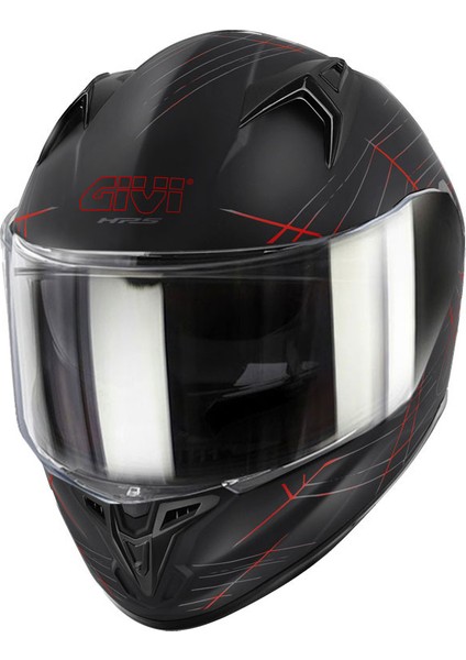 50.7 Phobıa Mat Siyah-Kırmızı Kapalı Motosiklet Kaskı fiyatları