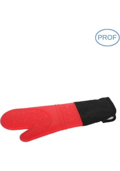 Kırmızı Silikon Fırın Eldiveni, Dayanıklı ve Kullanışlı Mutfak Aksesuarı