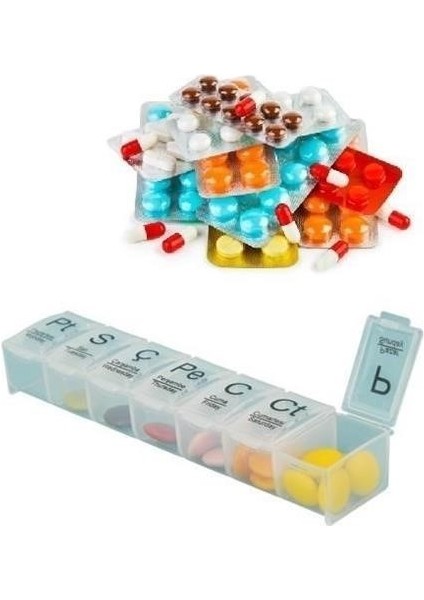 Haftalık Günlük Saklama Kutusu 7 Günlük Saklama Kabı modelleri